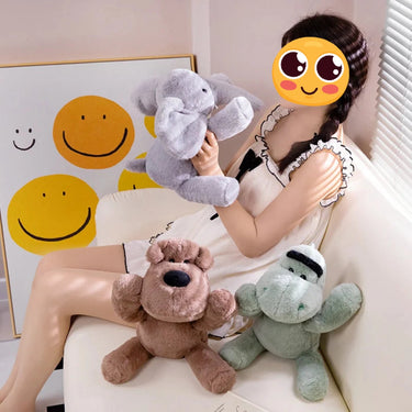 Cutest Sitting Fawn Cane Corso Stuffed Animal Plush Toy