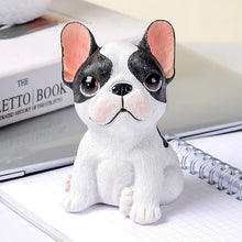 Load image into Gallery viewer, Cutest Sitting French Bulldogs Resin Statue Figurines-Pied Black White-