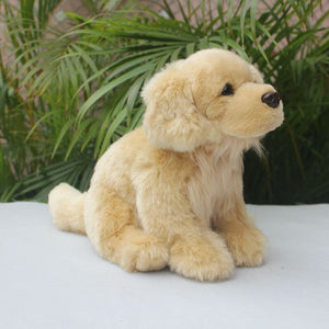 Cutest Sitting Golden Retriever Love Stuffed Animal Plush Toy-Stuffed Animals-Golden Retriever, Home Decor, Stuffed Animal-2