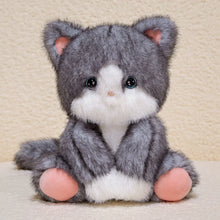 Load image into Gallery viewer, Cutest Sitting Grey and White Cat Teddy Bear Plush Toy-Cats-Cats,Stuffed Animal-5