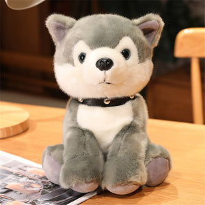image of a husky stuffed animal plush toy 