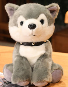 image of a husky stuffed animal plush toy 