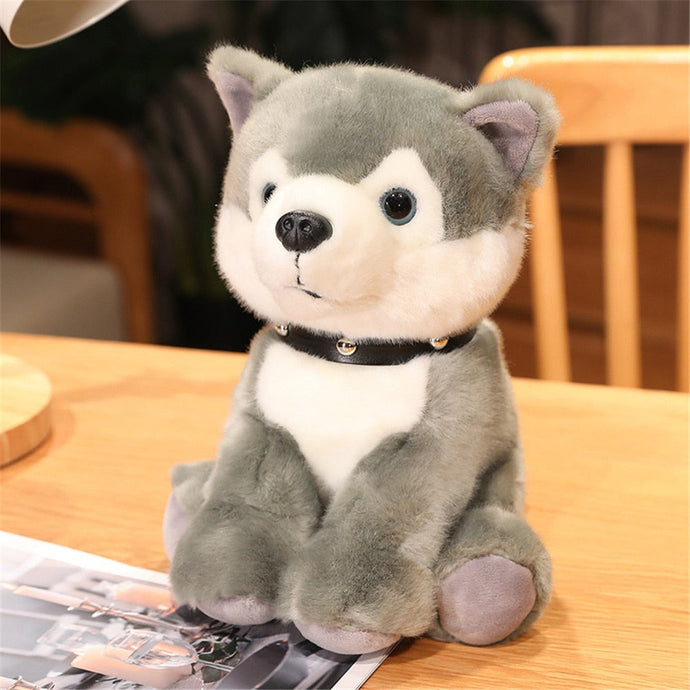 image of a husky stuffed animal plush toy 