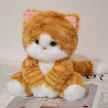 Load image into Gallery viewer, Cutest Sitting Striped Orange Tabby Cat Teddy Bear Plush Toy-19