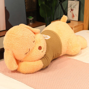 Cutest Sleeping Doodle Stuffed Animals and Huggable Plush Toy Pillows-Stuffed Animals-Doodle, Home Decor, Stuffed Animal-Medium-Yellow-2