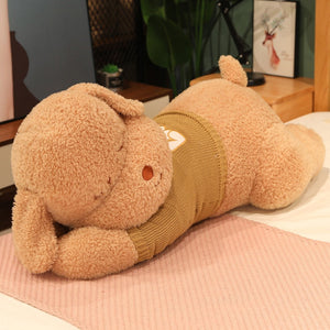 Cutest Sleeping Doodle Stuffed Animals and Huggable Plush Toy Pillows-Stuffed Animals-Doodle, Home Decor, Stuffed Animal-Medium-Brown-3