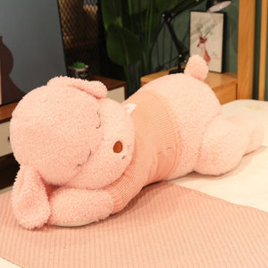 Cutest Sleeping Doodle Stuffed Animals and Huggable Plush Toy Pillows-Stuffed Animals-Doodle, Home Decor, Stuffed Animal-Medium-Pink-4