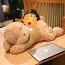 Load image into Gallery viewer, Sleeping Labradoodle Stuffed Animals and Huggable Plush Toy Pillows (Medium and Giant Size)-Stuffed Animals-Home Decor, Labradoodle, Stuffed Animal-2