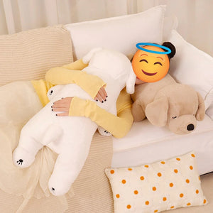 Cutest Sleeping Labrador Stuffed Plush Pillows - Medium to Giant Size-Stuffed Animals-Chocolate Labrador, Home Decor, Labrador, Pillows, Stuffed Animal-13