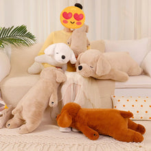 Load image into Gallery viewer, Cutest Sleeping Labrador Stuffed Plush Pillows - Medium to Giant Size-Stuffed Animals-Chocolate Labrador, Home Decor, Labrador, Pillows, Stuffed Animal-15