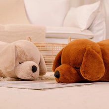 Load image into Gallery viewer, Cutest Sleeping Labrador Stuffed Plush Pillows - Medium to Giant Size-Stuffed Animals-Chocolate Labrador, Home Decor, Labrador, Pillows, Stuffed Animal-3