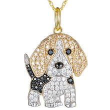 Load image into Gallery viewer, Cutest Sparkling Beagle Mom Pendant Necklace-Dog Themed Jewellery-Accessories,Beagle,Dog Mom Gifts,Jewellery,Necklace-Beagle-50cm-2