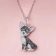 Load image into Gallery viewer, Cutest Sparkling Black Chihuahua Mom Pendant Necklace-Dog Themed Jewellery-Accessories,Chihuahua,Dog Mom Gifts,Jewellery,Necklace-5