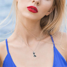 Load image into Gallery viewer, Cutest Sparkling Black Chihuahua Mom Pendant Necklace-Dog Themed Jewellery-Accessories,Chihuahua,Dog Mom Gifts,Jewellery,Necklace-8