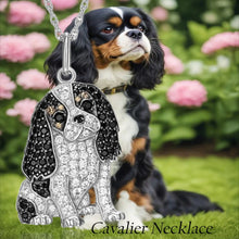 Load image into Gallery viewer, Cutest Sparkling Cavalier King Charles Spaniel Mom Pendant Necklace-Dog Themed Jewellery-Accessories,Cavalier King Charles Spaniel,Dog Mom Gifts,Jewellery-5