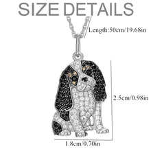 Load image into Gallery viewer, Cutest Sparkling Cavalier King Charles Spaniel Mom Pendant Necklace-Dog Themed Jewellery-Accessories,Cavalier King Charles Spaniel,Dog Mom Gifts,Jewellery-8