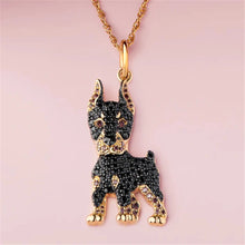 Load image into Gallery viewer, Cutest Sparkling Doberman Mom Pendant Necklace-Dog Themed Jewellery-Accessories,Doberman,Dog Mom Gifts,Necklace-5