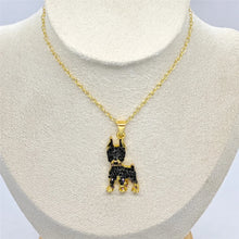Load image into Gallery viewer, Cutest Sparkling Doberman Mom Pendant Necklace-Dog Themed Jewellery-Accessories,Doberman,Dog Mom Gifts,Necklace-7