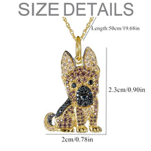 Load image into Gallery viewer, Cutest Sparkling German Shepherd Mom Pendant Necklace-Dog Themed Jewellery-Accessories,Dog Mom Gifts,German Shepherd,Jewellery,Necklace-3