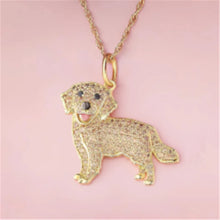 Load image into Gallery viewer, Cutest Sparkling Golden Retriever Mom Pendant Necklace-Dog Themed Jewellery-Accessories,Dog Mom Gifts,Golden Retriever,Jewellery,Necklace-5