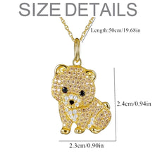 Load image into Gallery viewer, Cutest Sparkling Pomeranian Mom Pendant Necklace-Dog Themed Jewellery-Accessories,Dog Mom Gifts,Jewellery,Necklace,Pomeranian-3
