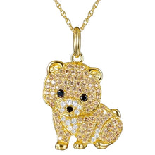 Load image into Gallery viewer, Cutest Sparkling Pomeranian Mom Pendant Necklace-Dog Themed Jewellery-Accessories,Dog Mom Gifts,Jewellery,Necklace,Pomeranian-Pomeranian-50cm-2