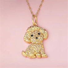 Load image into Gallery viewer, Cutest Sparkling Poodle Mom Pendant Necklace-Dog Themed Jewellery-Accessories,Dog Mom Gifts,Jewellery,Necklace,Poodle-5