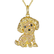 Load image into Gallery viewer, Cutest Sparkling Poodle Mom Pendant Necklace-Dog Themed Jewellery-Accessories,Dog Mom Gifts,Jewellery,Necklace,Poodle-Poodle-2