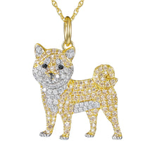Load image into Gallery viewer, Cutest Sparkling Shiba Inu Mom Pendant Necklace-Dog Themed Jewellery-Accessories,Dog Mom Gifts,Jewellery,Necklace,Shiba Inu-Shiba Inu-50cm-2