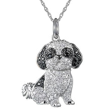Load image into Gallery viewer, Cutest Sparkling Shih Tzu Mom Pendant Necklace-Dog Themed Jewellery-Accessories,Dog Mom Gifts,Jewellery,Necklace,Shih Tzu-Shih Tzu-50cm-2