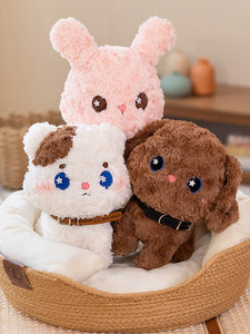 Cutest Starry Eyed Chocolate Labrador Stuffed Animal Plush-Stuffed Animals-Chocolate Labrador, Home Decor, Labrador, Stuffed Animal-6
