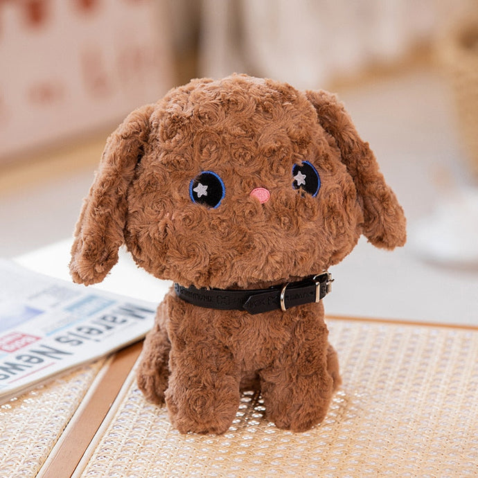 Cutest Starry Eyed Chocolate Labrador Stuffed Animal Plush-Stuffed Animals-Chocolate Labrador, Home Decor, Labrador, Stuffed Animal-Small-Chocolate Labrador-1
