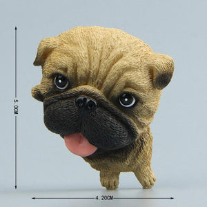 Cutest Dogs Fridge MagnetsHome DecorPug