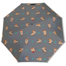 Load image into Gallery viewer, Cutest Yorkie Love Black Umbrella-Daily Accessories-11
