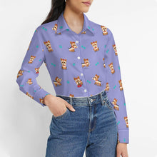 Load image into Gallery viewer, Cutest Yorkie Love Black Women&#39;s Shirt-12