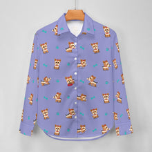 Load image into Gallery viewer, Cutest Yorkie Love Black Women&#39;s Shirt-13