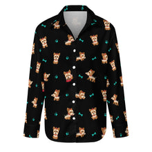 Load image into Gallery viewer, Cutest Yorkie Love Black Women&#39;s Shirt-S-Black8-25