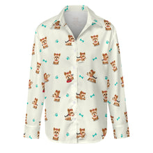 Load image into Gallery viewer, Cutest Yorkie Love Black Women&#39;s Shirt-S-Ivory-1