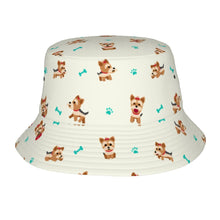 Load image into Gallery viewer, Cutest Yorkie Love Bucket Hat-Hats &amp; Caps-Ivory White-One Size-9