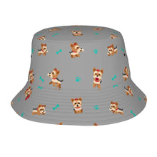 Load image into Gallery viewer, Cutest Yorkie Love Bucket Hat-Hats &amp; Caps-Parisian Gray-One Size-41