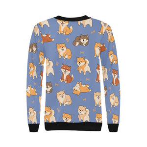 All The Shibas I Love Women's Sweatshirt - 4 Colors-Apparel-Apparel, Shiba Inu, Sweatshirt-11