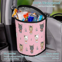 Load image into Gallery viewer, Infinite French Bulldog Love Multipurpose Car Storage Bag - 4 Colors-Car Accessories-Bags, Car Accessories, French Bulldog-Pink-1