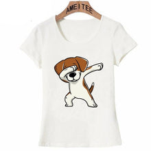 Load image into Gallery viewer, Image of beagle t-shirt in the super cute dabbing beagle design