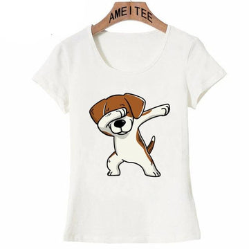 Dabbing Beagle Womens T Shirt 360x