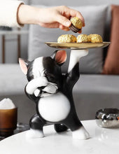 Load image into Gallery viewer, Dabbing Butler Boston Terrier Key Tray Holder Statue-Home Decor-Boston Terrier, Home Decor, Statue-B ornament-1