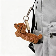 Load image into Gallery viewer, Dachshund Bag Charm - 2 Coat Colors - Adorable Three Ribbon Dachshund-5