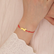 Load image into Gallery viewer, Dachshund Bracelet - Precious Little Wanderer - 2 Colors and 5 Bracelet Styles-5