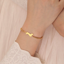 Load image into Gallery viewer, Dachshund Bracelet - Precious Little Wanderer - 2 Colors and 5 Bracelet Styles-8