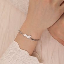 Load image into Gallery viewer, Dachshund Bracelet - Precious Little Wanderer - 2 Colors and 5 Bracelet Styles-9