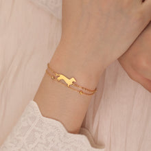 Load image into Gallery viewer, Dachshund Bracelet - Precious Little Wanderer - 2 Colors and 5 Bracelet Styles-1